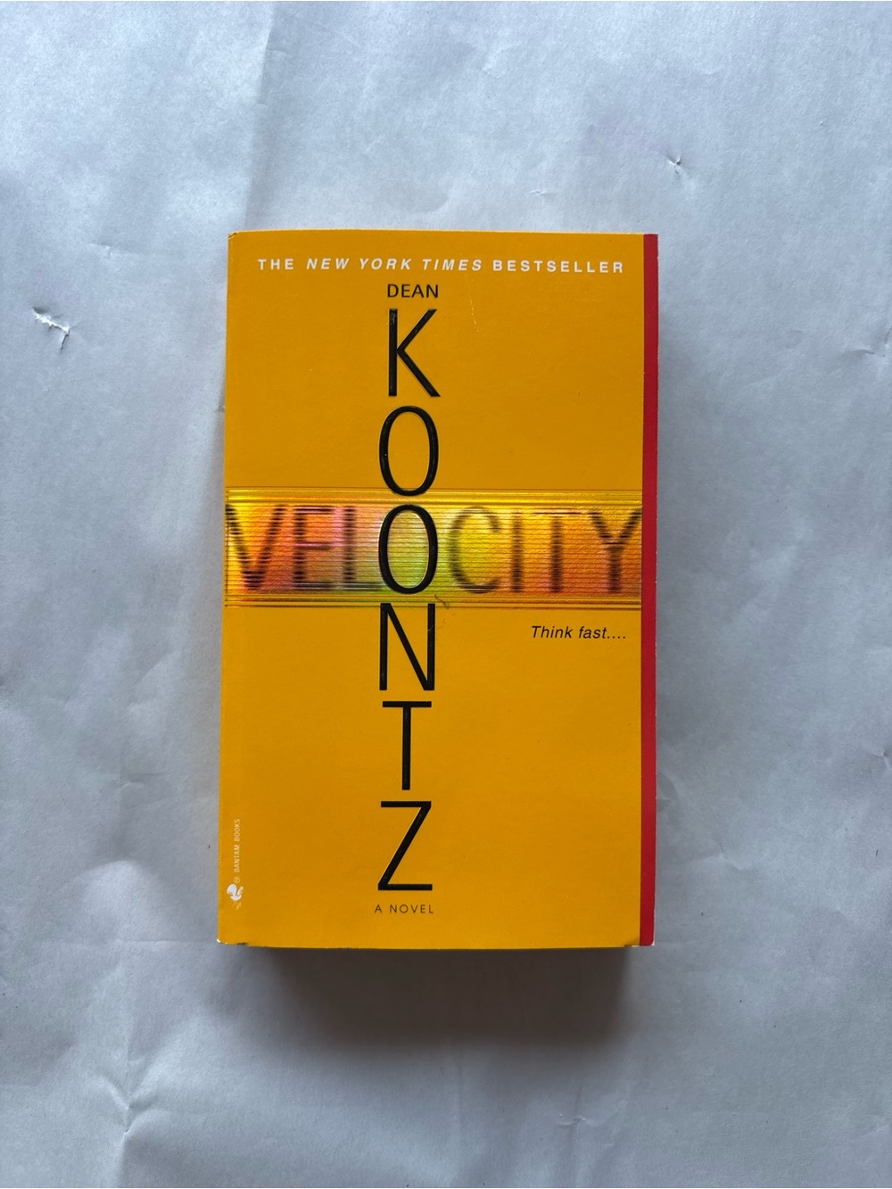 Dean Koontz Velocity (2006) Mass Market Paperback Psychological Thriller